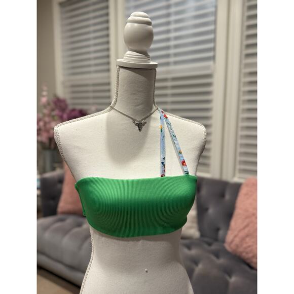 NWOT Our From Under by Urban Outfitters Bando w/ Upcycled Straps Size XS/S - Picture 2 of 6